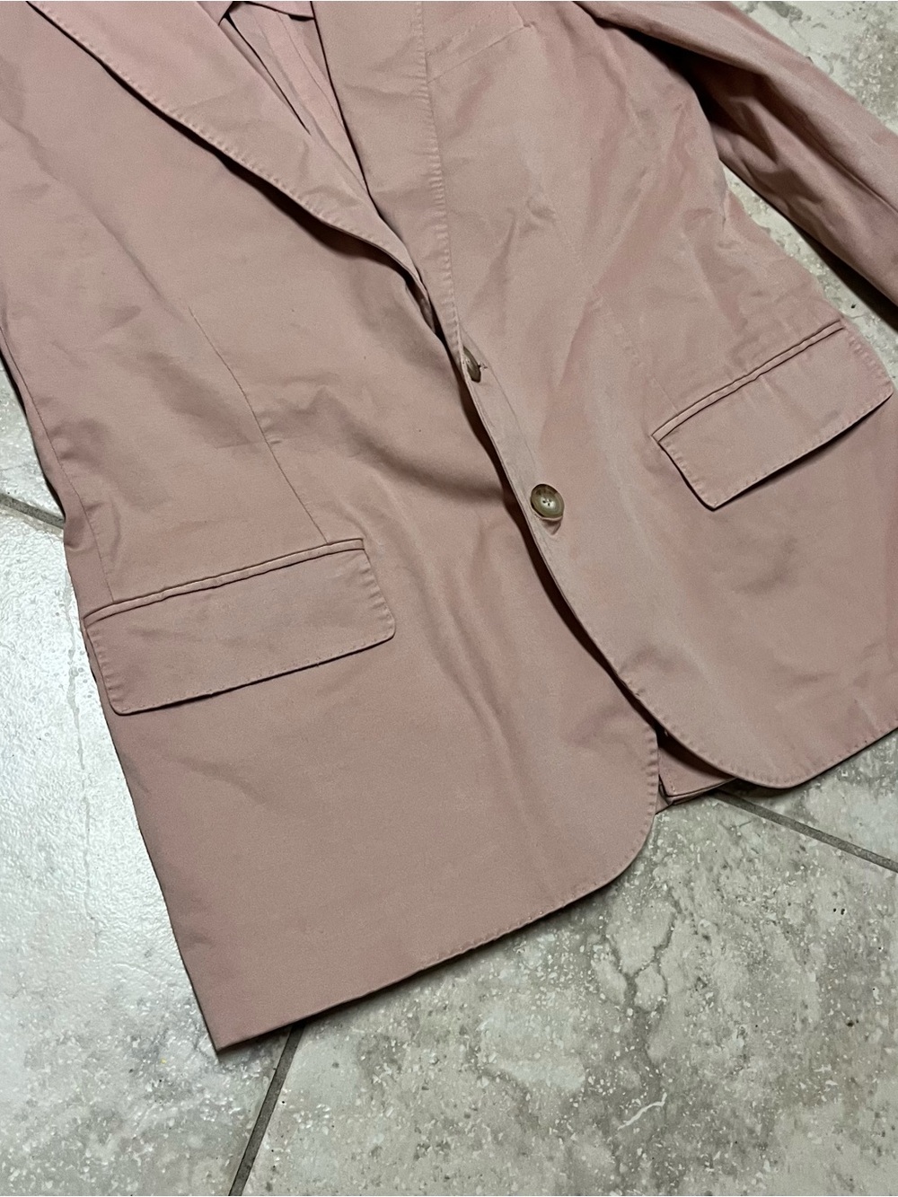 Polo Ralph Lauren Pale Pink Blazer Women’s Size 12 Two Buttons - Picture 4 of 14
